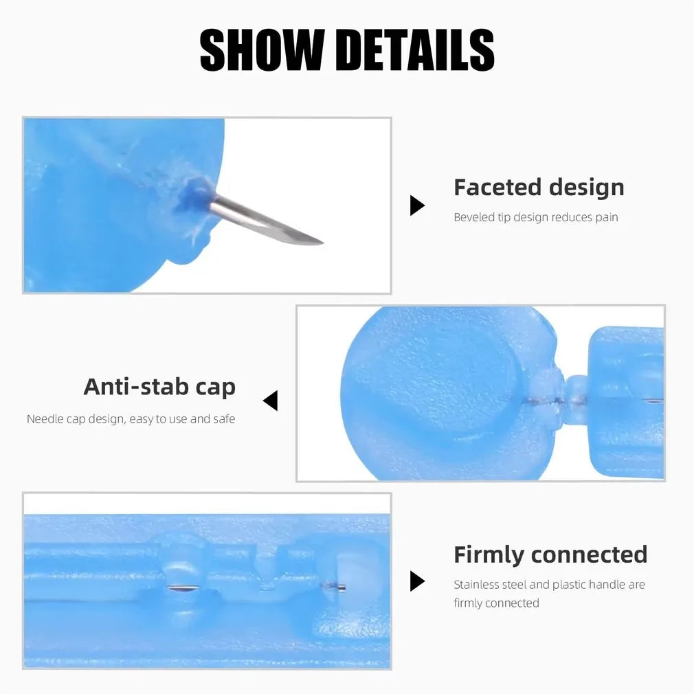 50pcs Glucose Test Strips & Lancets – For G-425/G-427B Meters