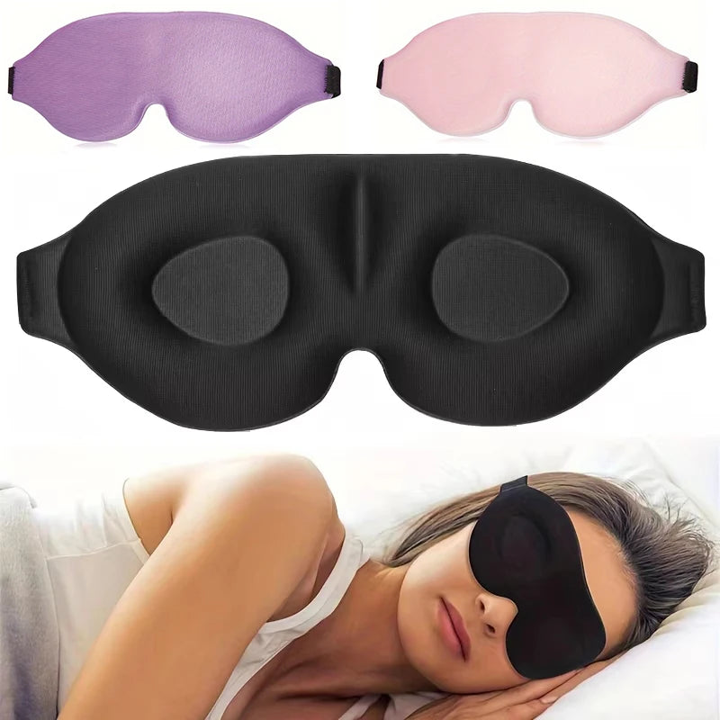 3D Contoured Sleep Eye Mask with Earplugs