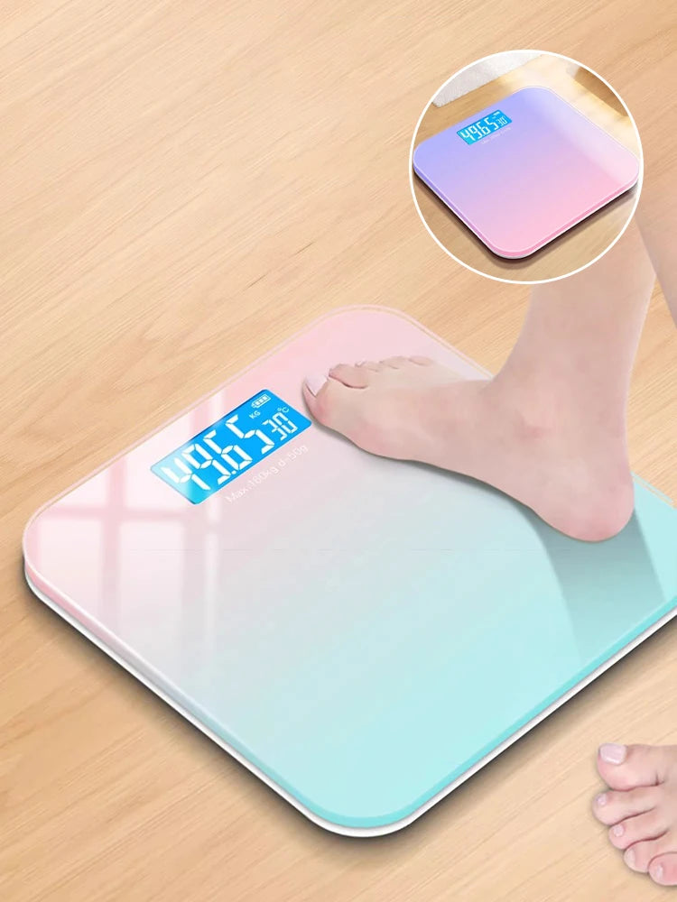 Gradient Color LCD Digital Body Weight Scale