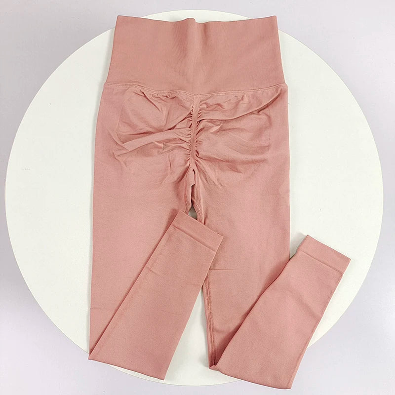 High Elastic Seamless Yoga Leggings – Women’s Fitness Pants