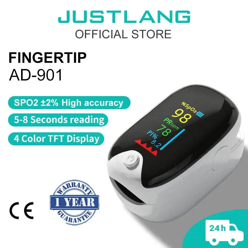 Medical Finger Pulse Oximeter for Adults & Children