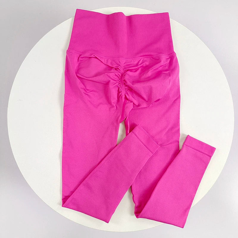 High Elastic Seamless Yoga Leggings – Women’s Fitness Pants