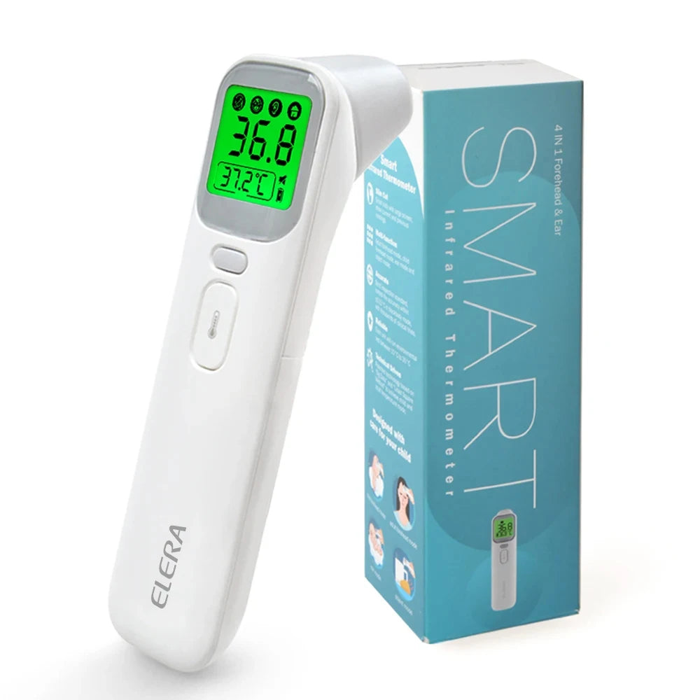 ELERA Infrared Digital Thermometer – Forehead & Ear